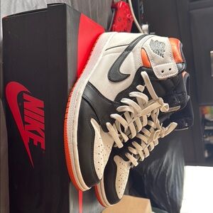 Nike Air Jordan 1 High Electro Orange color way